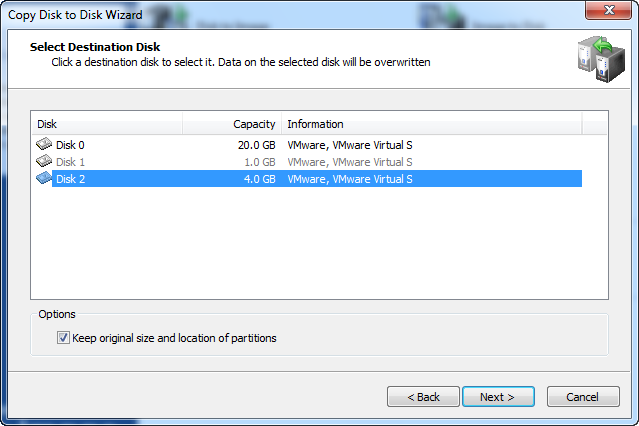 Disk Image software.Copy Disk to Disk Wizard